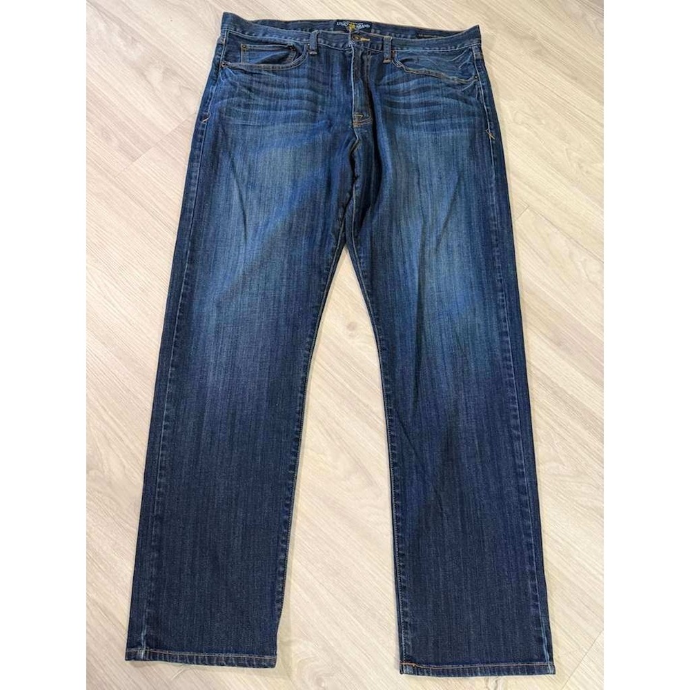 Lucky Brand 121 Heritage Slim Fit Dark Wash Mens Jeans Size 38x32